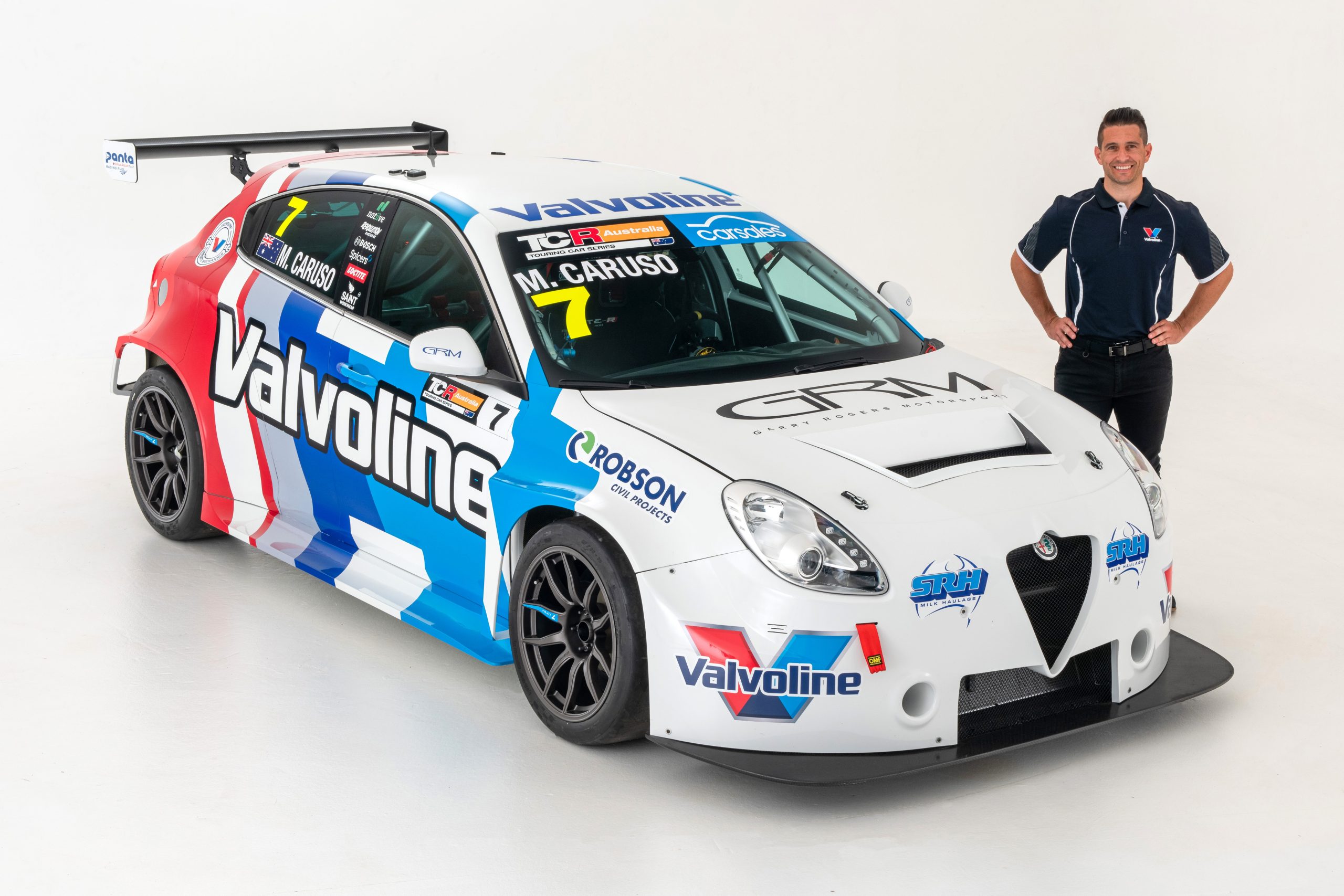 Michael Caruso reveals multi-year Valvoline GRM Alfa Romeo TCR partnership