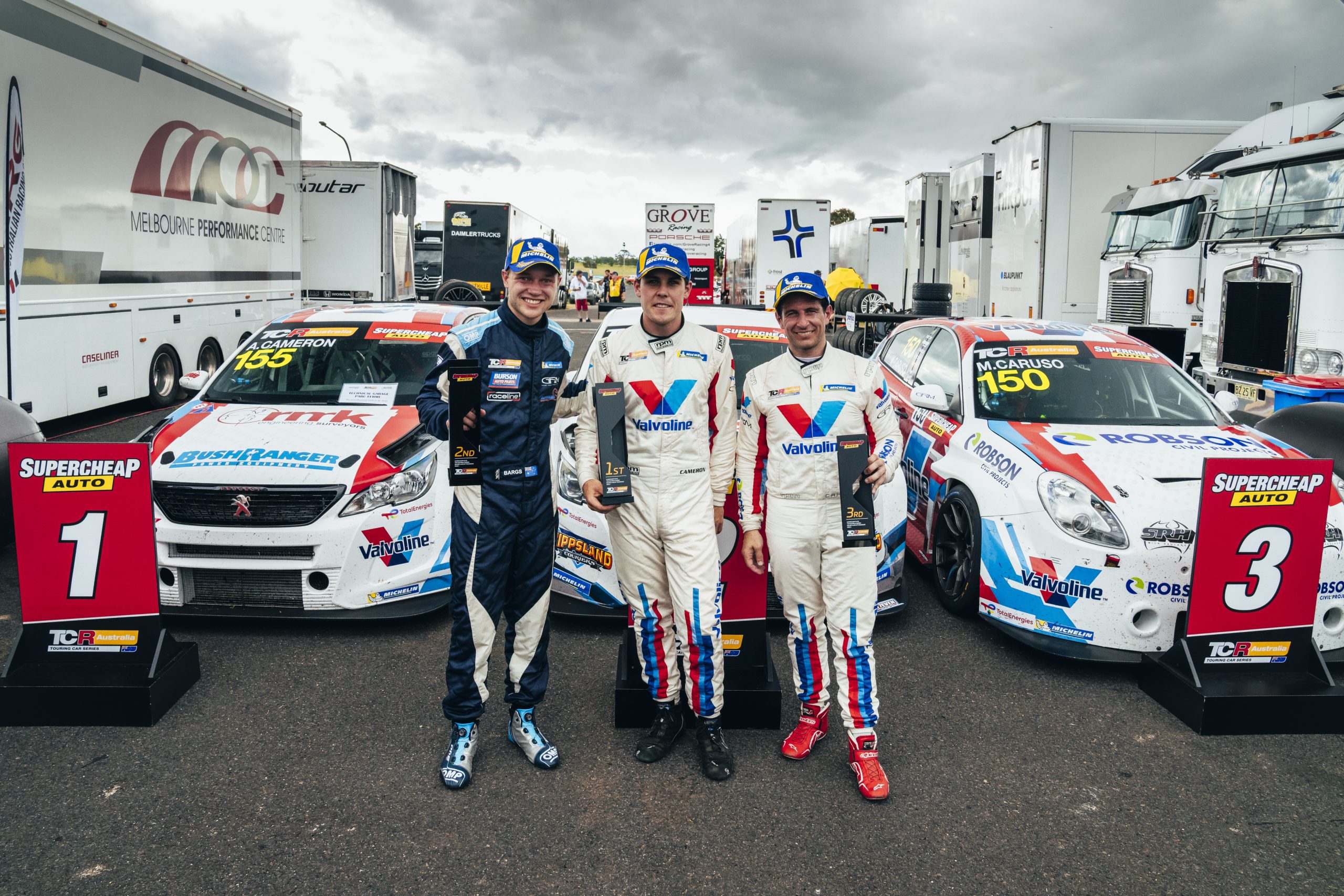 GRM 1-2-3 in the opening TCR race at Bathurst