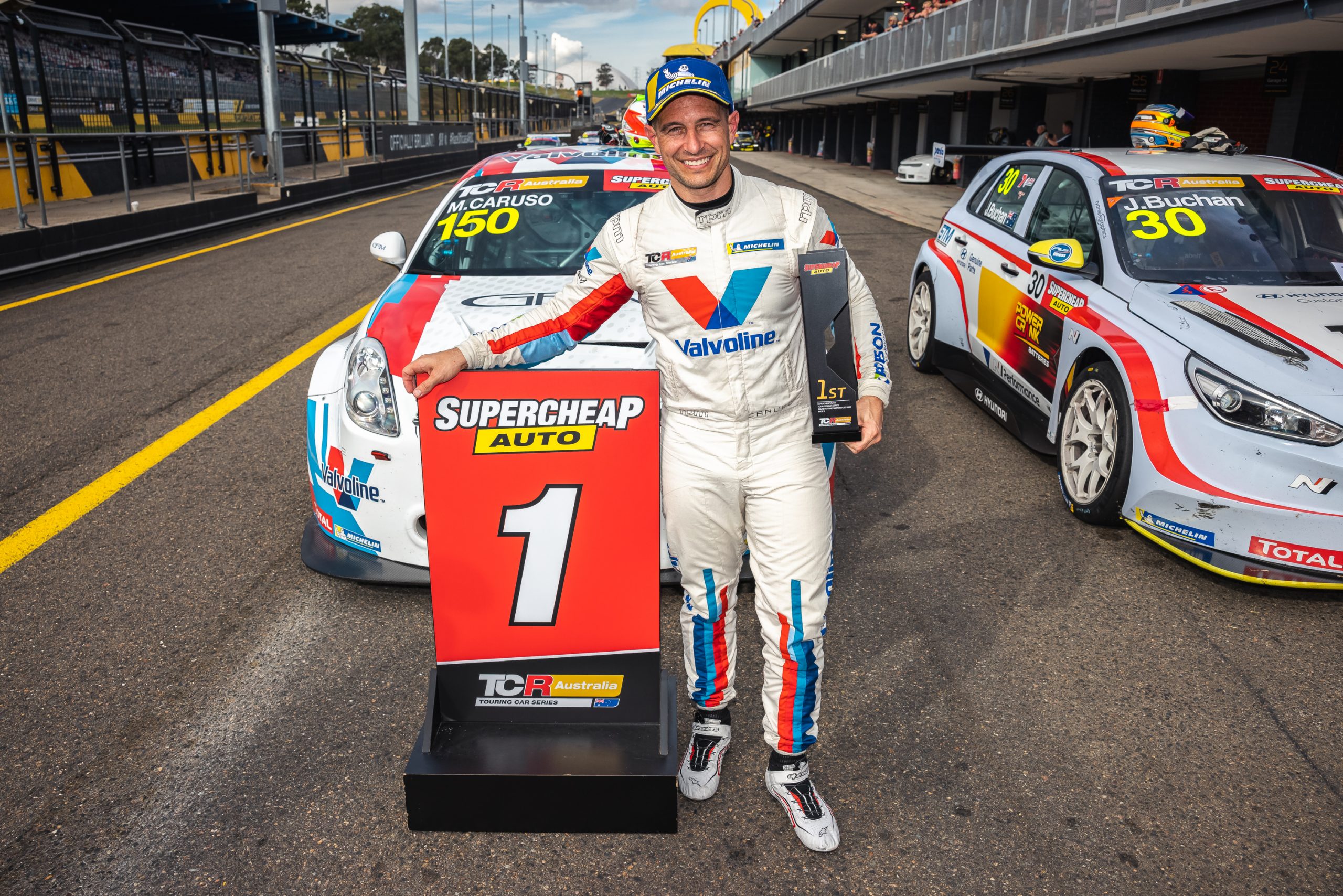 MICHAEL CARUSO WINS SHORTENED SYDNEY FINALE Garry Rogers Motorsport