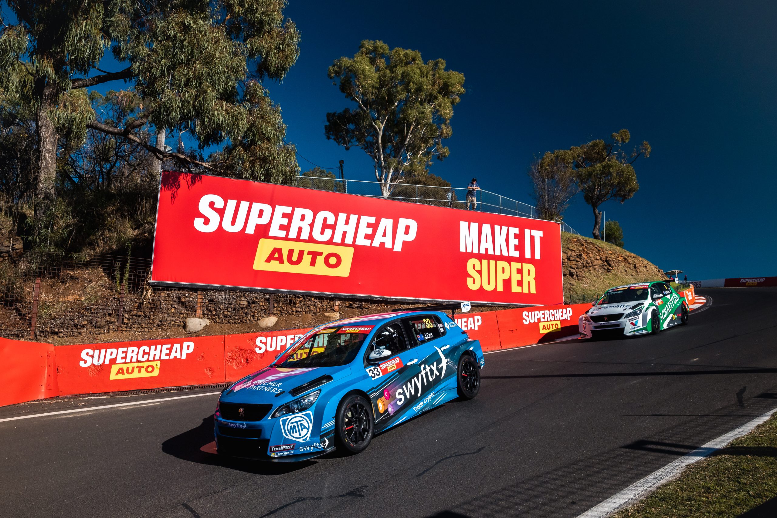 JORDAN COX FASTEST IN OPENING TCR PRACTICE AT THE MOUNTAIN