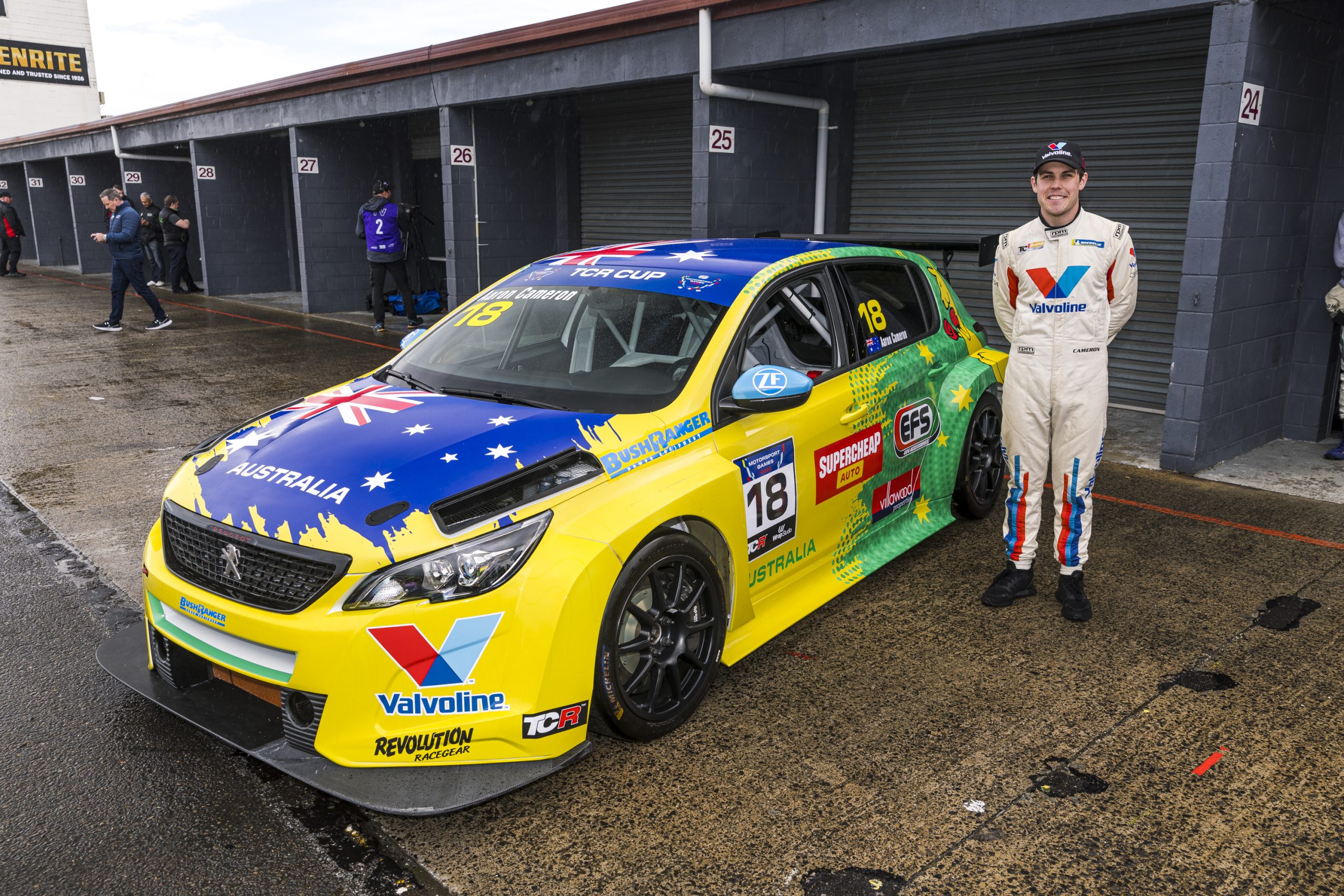 AARON CAMERON REVEALS FIA MOTORSPORT GAMES LIVERY