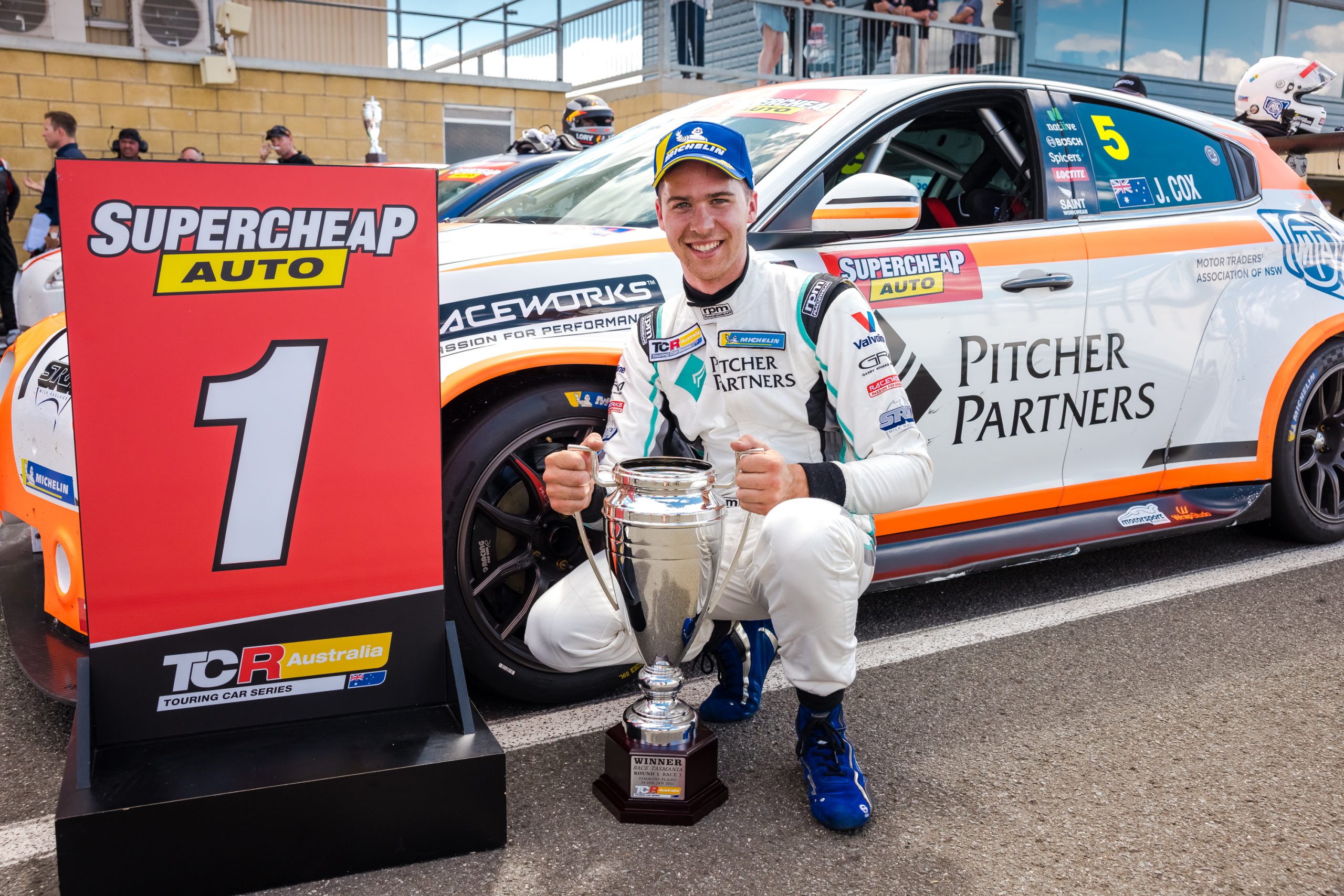 JORDAN COX TAKES SECOND WIN IN DRAMATIC TCR FINALE AT SYMMONS